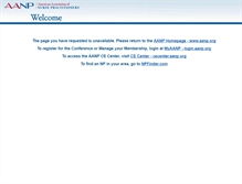 Tablet Screenshot of info.aanponline.com